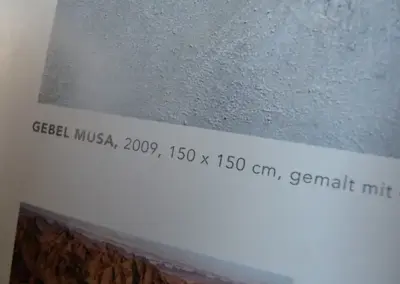 Editorial Design - Der Wüstenmaler - Sand Weite Stille