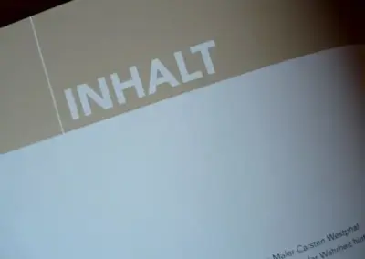Editorial Design - Der Wüstenmaler - Sand Weite Stille